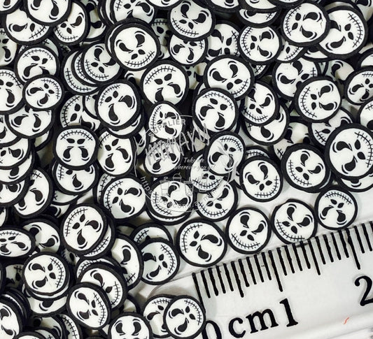 5mm Jack / Halloween Ghost / Skeleton Polymer Clay / Sprinkle / DIY / Resin Art /Nairl art Snow globe tumbler / Christmas, HALLOWEEN 016