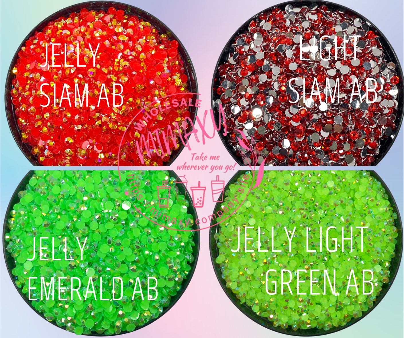 24oz Personalized Rhinestones Cup Mouse Ears Tumbler Changing color with cold Beverages