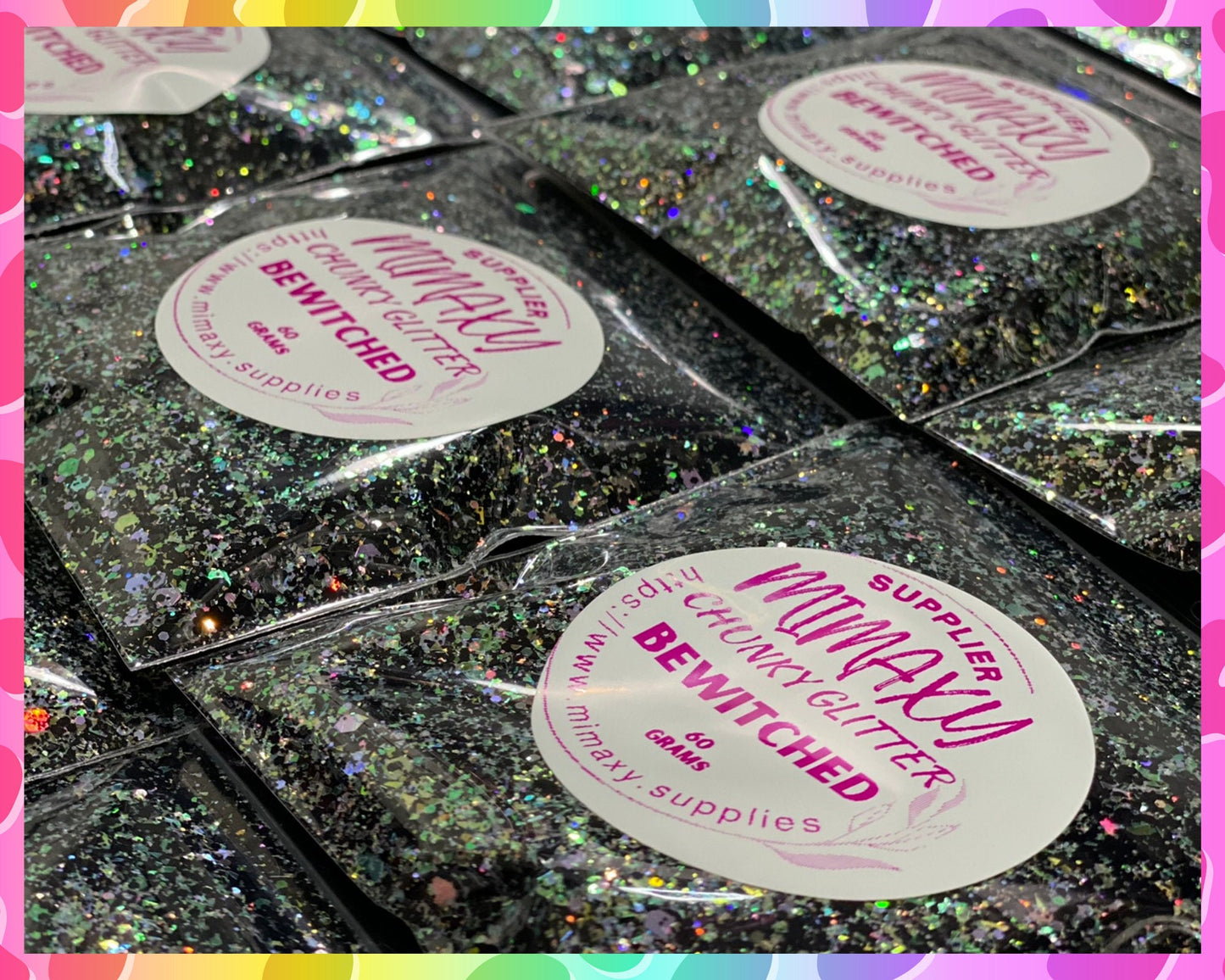 BEWITCHED, Shaped Glitter, CHUNKY Glitter Mix, Cosmetic Glitter,Nail Art, Resin art,Snow Globe Tumbler,Craft, HALLOWEEN 013