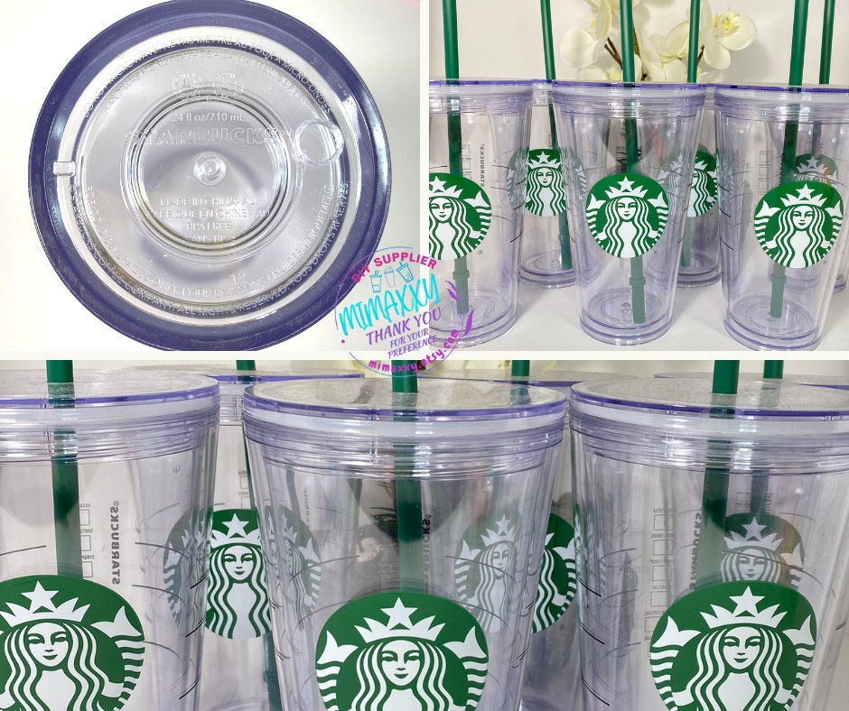 16oz STARBUCKS DOUBLE Wall Acrylic/ Pre-drilled and un-drilled /DIY/ Perfect for crafting / Blank Cup / reusable /customize your tumbler
