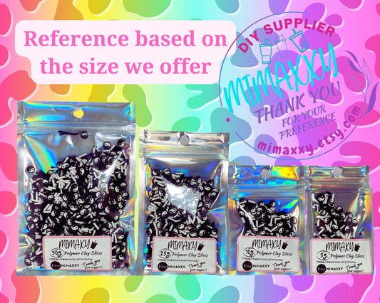 5mm Kitty friend dog, Sprinkle Slime, Polymer Clay Slice Slices Fake Bake Nail Art Faux Craft , MOVIE 014-B