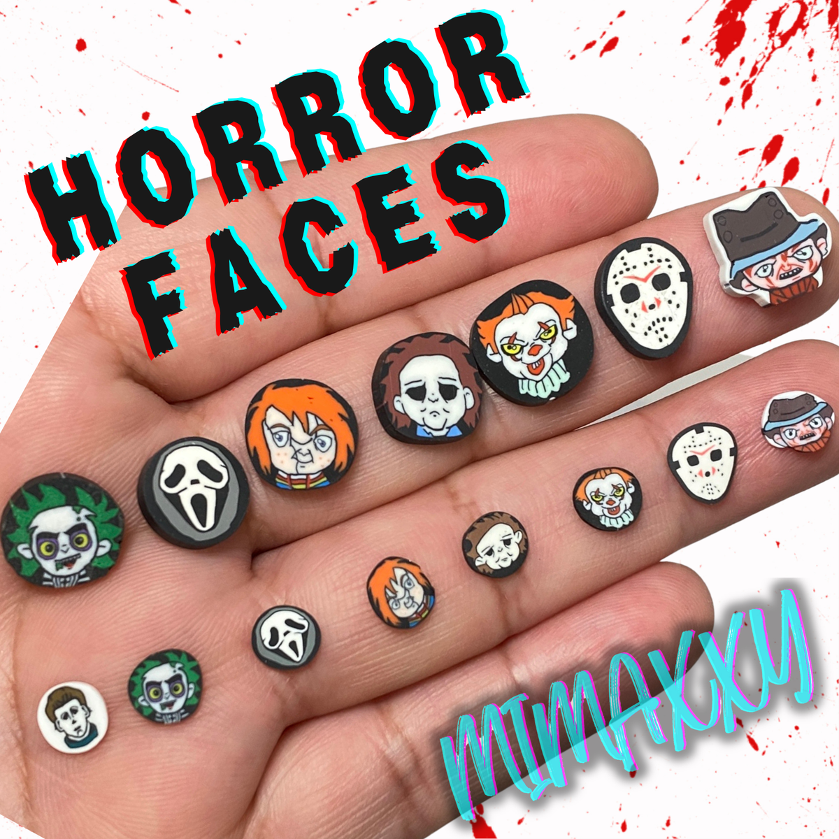EXCLUSIVE CHARACTER DESIGNS Polymer Clay Slices