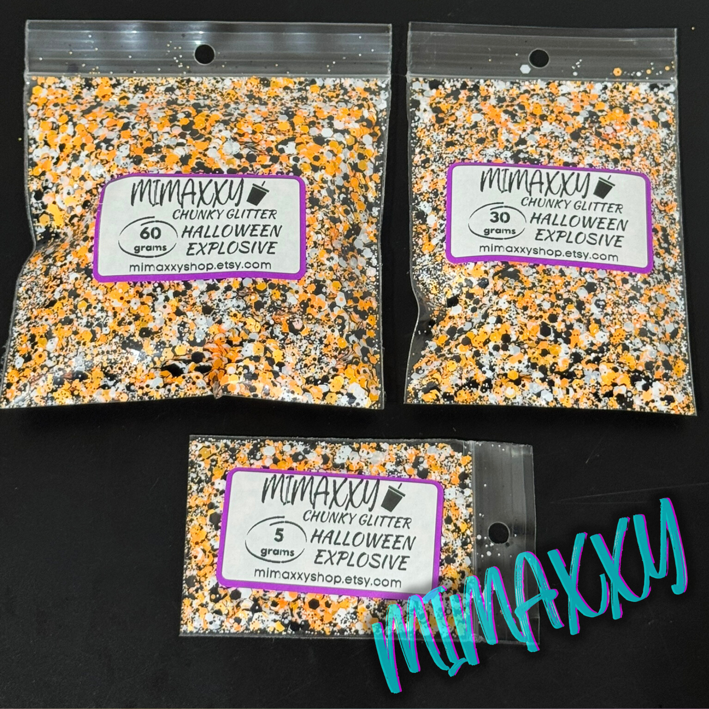 HALLOWEEN EXPLOSIVE, Shaped Glitter, Chunky Glitter Mix, Cosmetic Glitter,Nail Art, Resin art,Snow Globe Tumbler,Craft