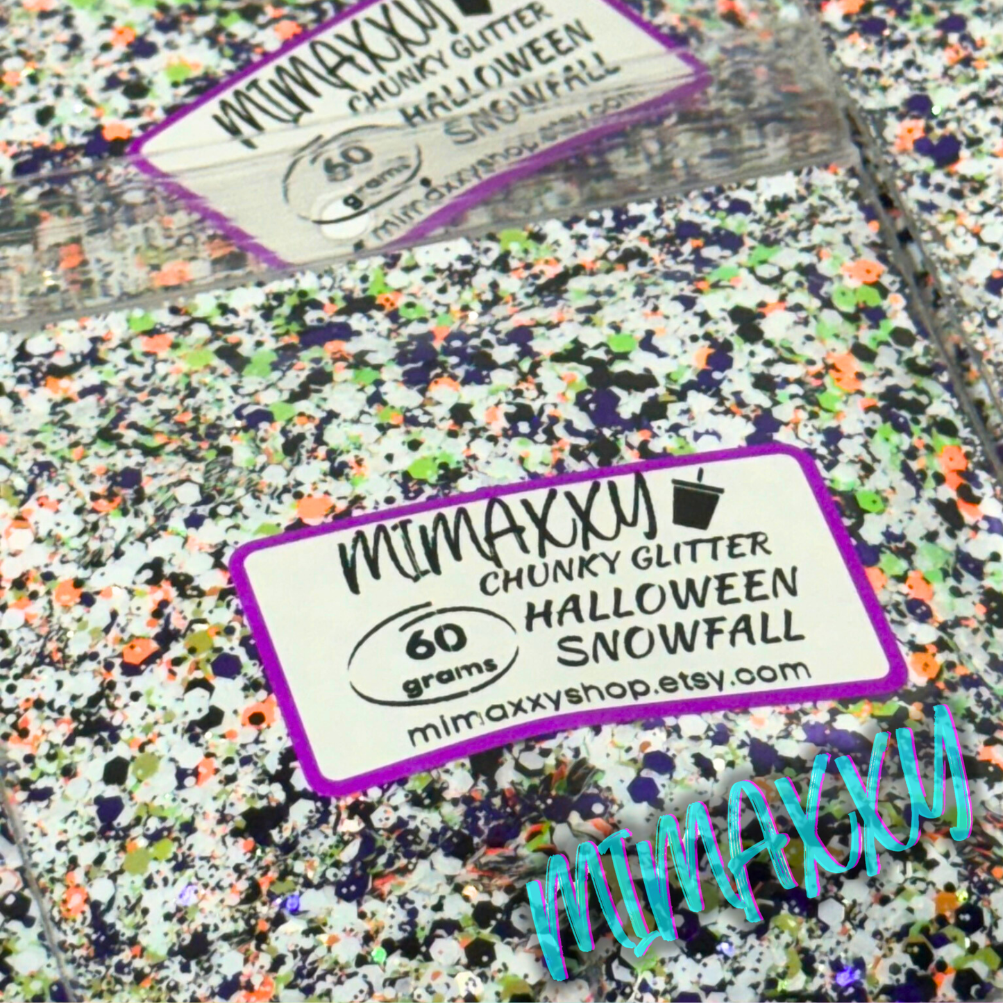 HALLOWEEN SNOWFALL, Shaped Glitter, Chunky Glitter Mix, Cosmetic Glitter,Nail Art, Resin art,Snow Globe Tumbler,Craft