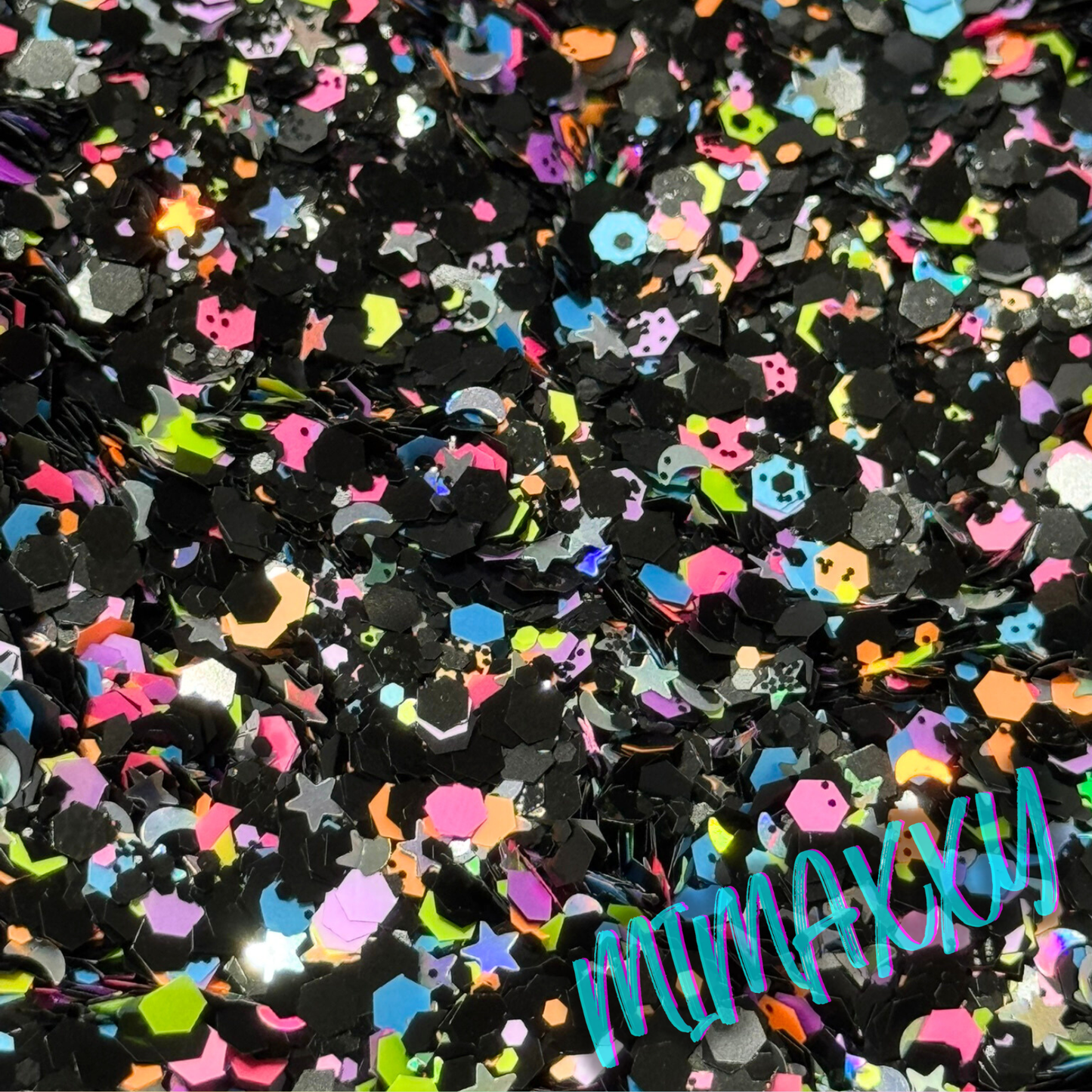 80'S NIGHT GLOW, Shaped Glitter, Chunky Glitter Mix, Cosmetic Glitter,Nail Art, Resin art,Snow Globe Tumbler,Craft