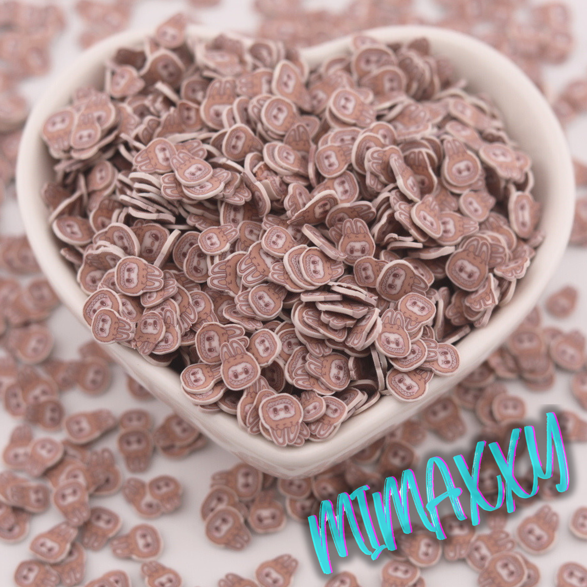 5mm Exclusive Monster Bubu Macaroon, Sprinkle Slime, Polymer Clay Slices,Fake Bake, Nail Art, Faux Craft, Kawaii Lovers, doll