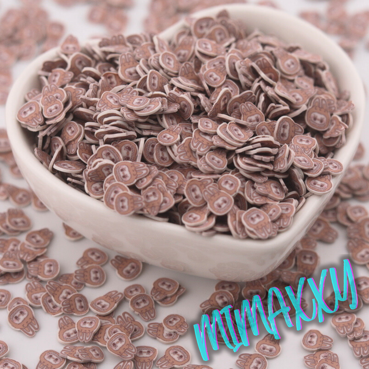 5mm Exclusive Monster Bubu Macaroon, Sprinkle Slime, Polymer Clay Slices,Fake Bake, Nail Art, Faux Craft, Kawaii Lovers, doll