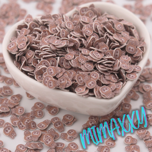 5mm Exclusive Monster Bubu Macaroon, Sprinkle Slime, Polymer Clay Slices,Fake Bake, Nail Art, Faux Craft, Kawaii Lovers, doll