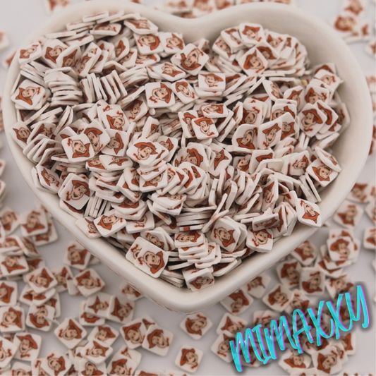 5mm Sheriff Cowboy/Polymer Clay Slices, kawaii, teddy, crafts, tools, not edible, supplies, slime, resin, snow globe, hair, nail