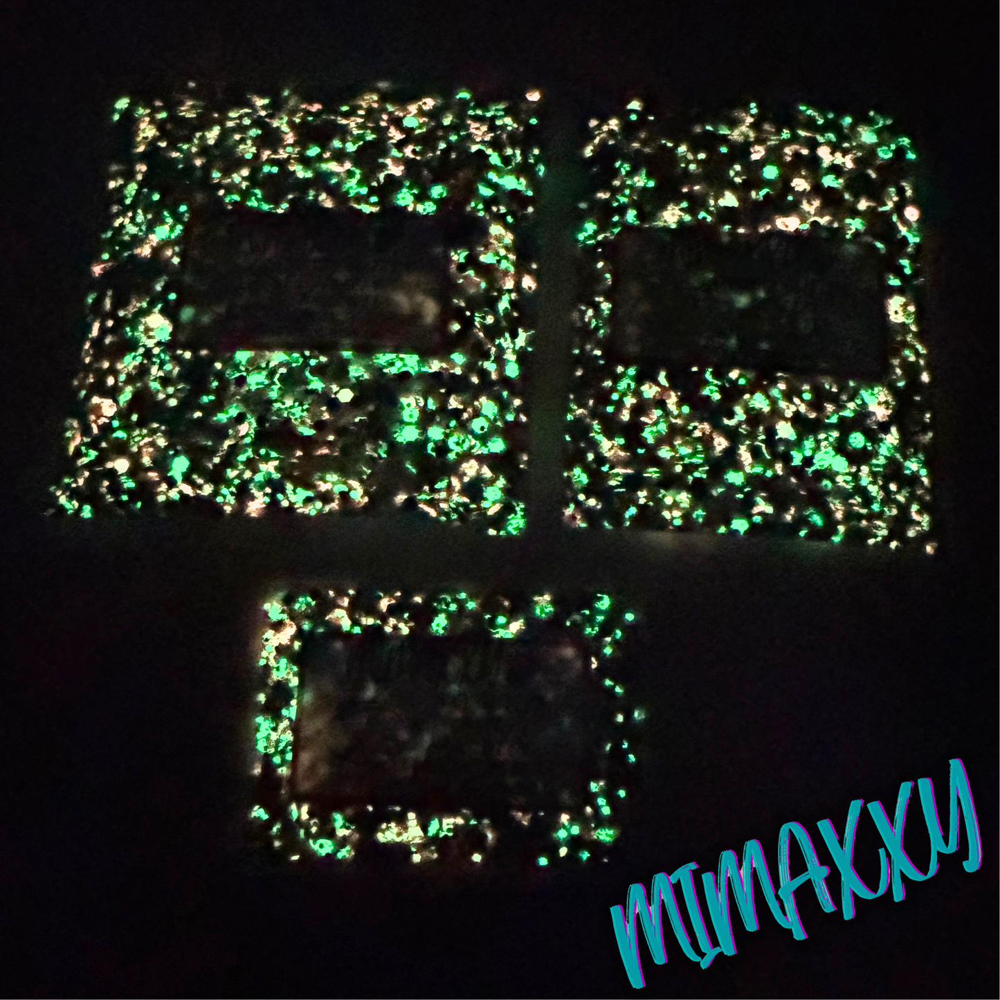 EVIL GLEAMING , GLOW IN THE DARK, Shaped Glitter, Chunky Glitter Mix, Cosmetic Glitter,Nail Art, Resin art,Snow Globe Tumbler,Craft
