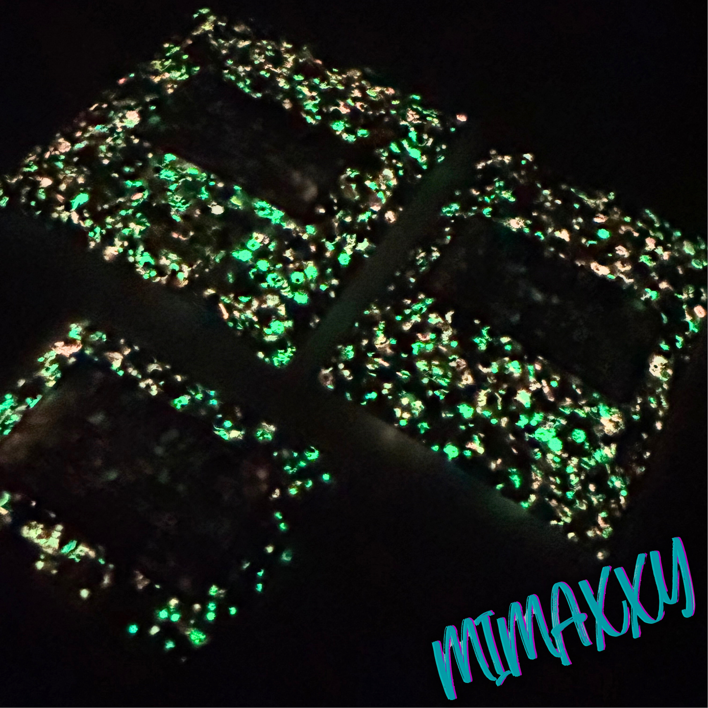 EVIL GLEAMING , GLOW IN THE DARK, Shaped Glitter, Chunky Glitter Mix, Cosmetic Glitter,Nail Art, Resin art,Snow Globe Tumbler,Craft