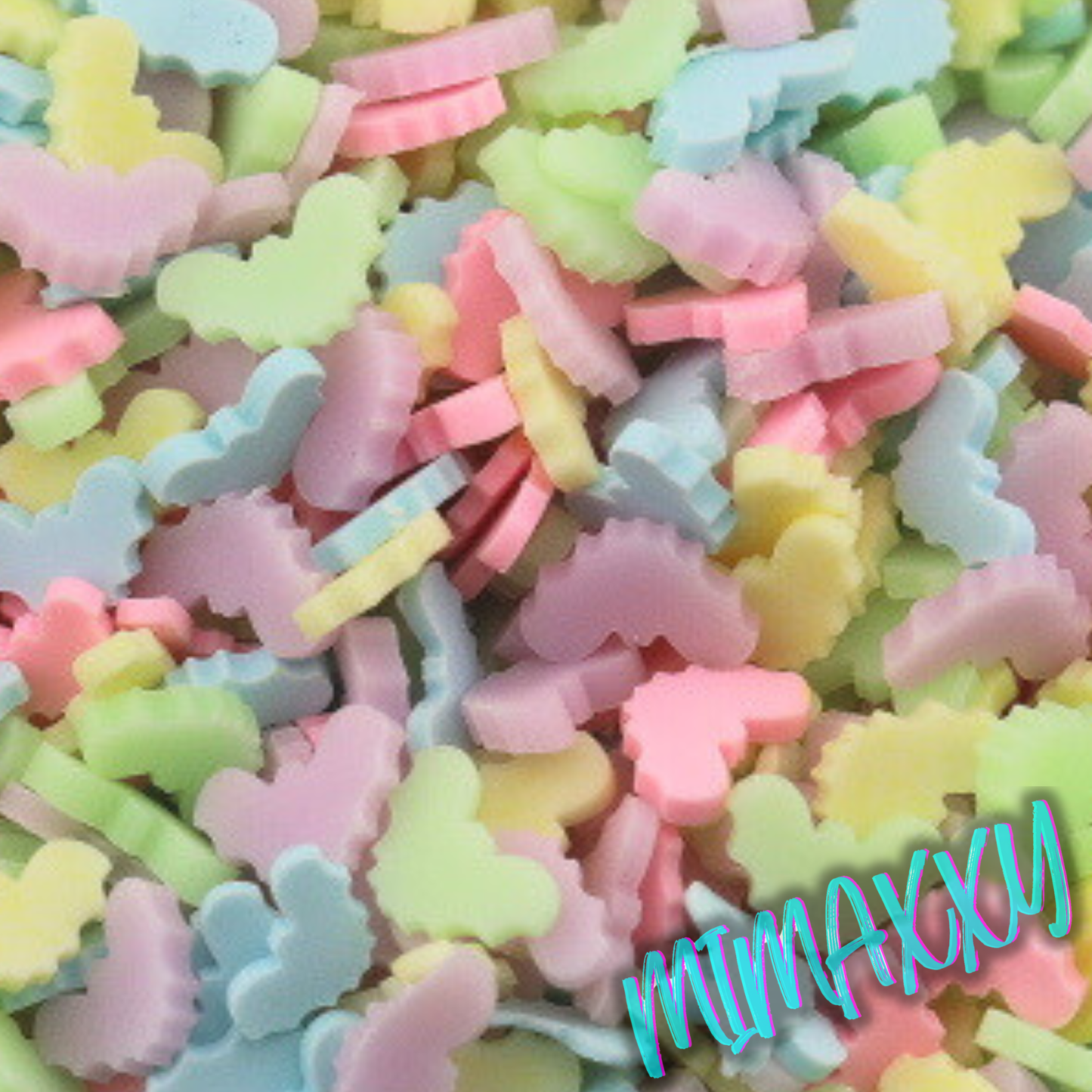 5mm Macaroon bat, Witches brew/ Sprinkle, Slime Polymer Clay Slices, Fake Bake Nail, Craft