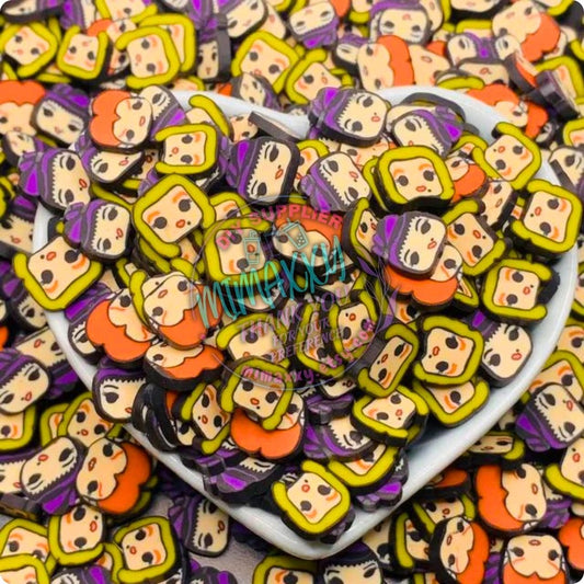 5mm HOCUS POCUS Mix,Halloween, Witches brew/ Sprinkle, Slime Polymer Clay Slices, Fake Bake Nail, Craft Ships, mix, salem, HALLOWEEN 006