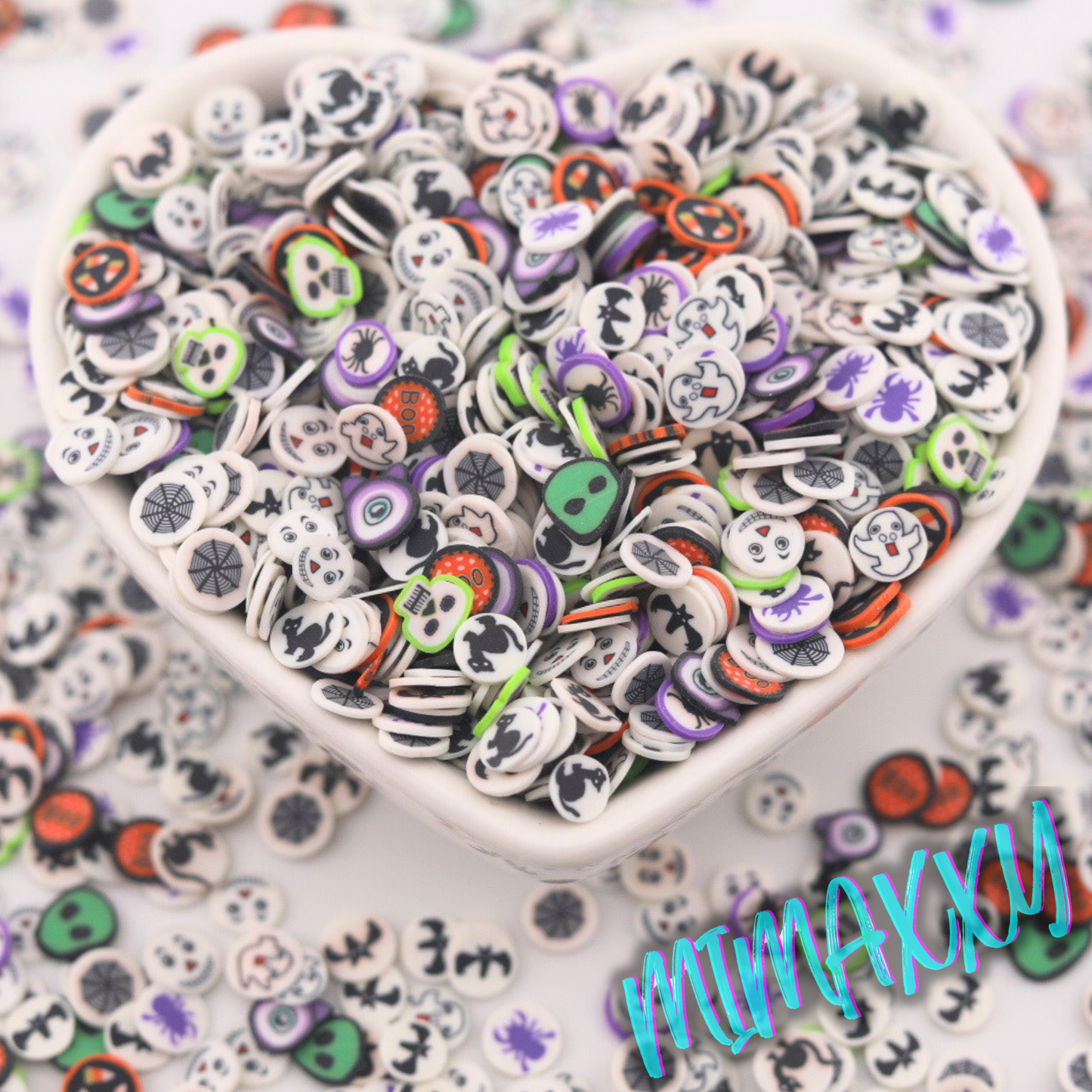 5mm HALLOWEEN MIX / Kuwaii /Fimo/Slice Perfect for DIY/Fake Food/Slime/Snow Globe Tumblers/Deco Topping/Fake Dessert,