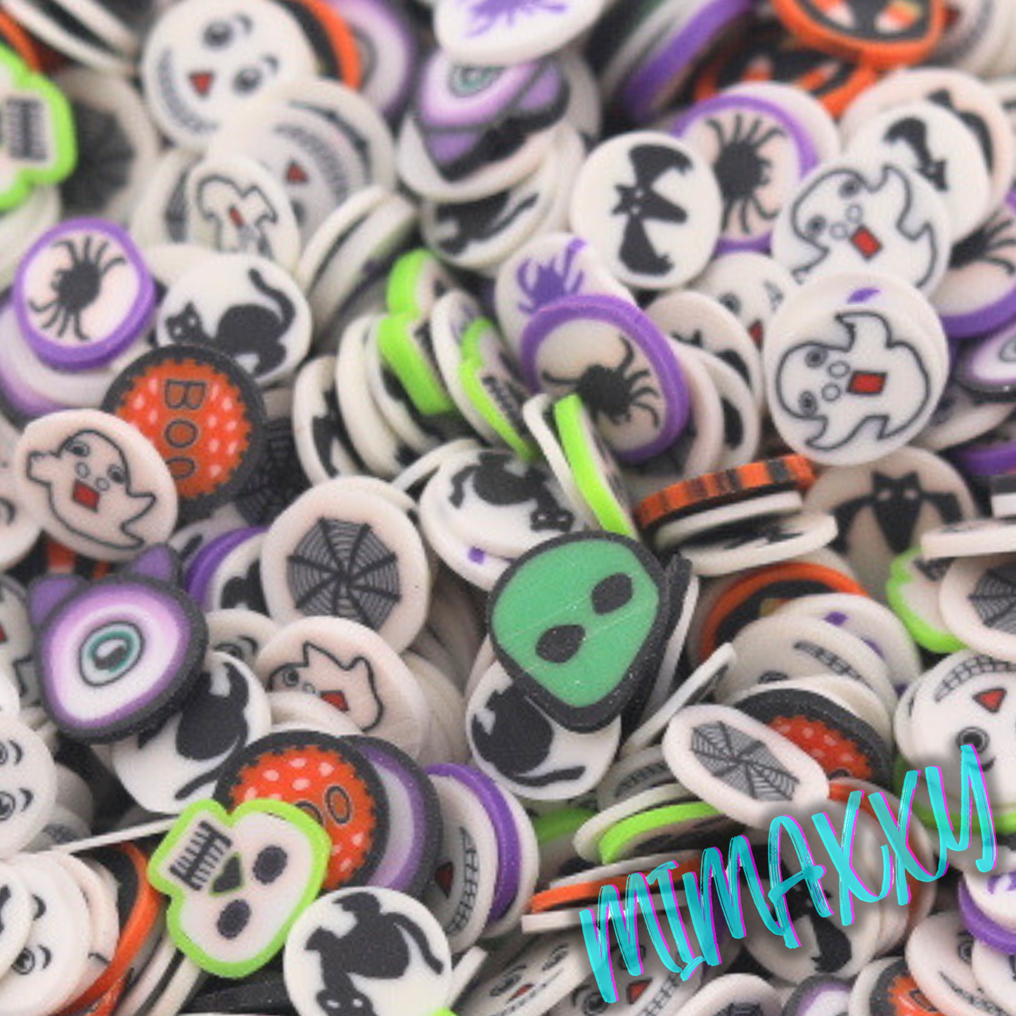 5mm HALLOWEEN MIX / Kuwaii /Fimo/Slice Perfect for DIY/Fake Food/Slime/Snow Globe Tumblers/Deco Topping/Fake Dessert,