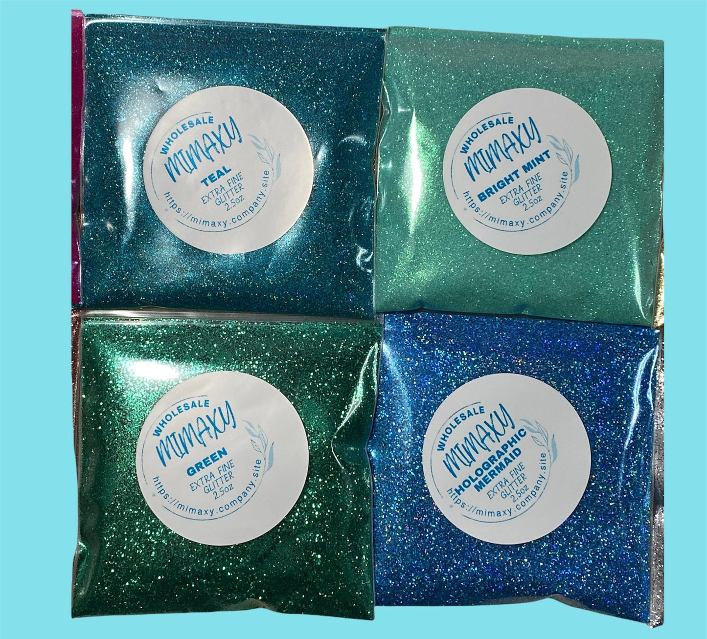 2.5oz. Extra Fine Glitter / Purpurina / Rosewood Light