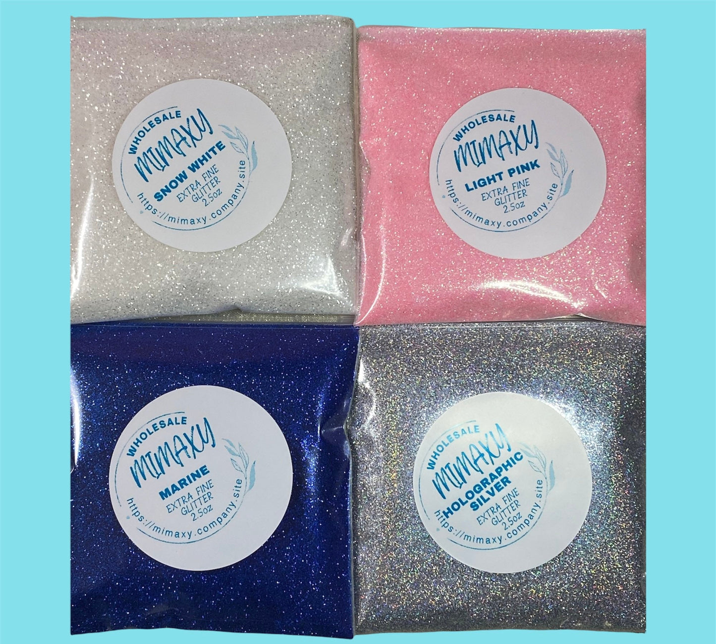 2.5oz. Extra Fine Glitter / Purpurina / Rosewood Light