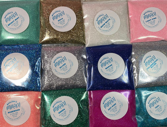 2.5oz. Extra Fine Glitter / Purpurina / Rosewood Light