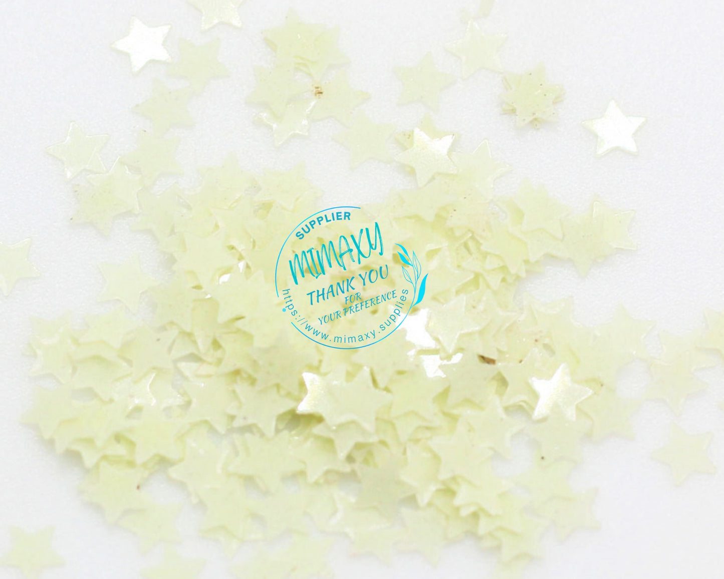 4-5mm. Luminous Sequins, Glow in the dark, shape glitter, Resin, Tumblers, Cups, Slime, Nail art, Deco, chunky glitter, SHAPES GLOW 1-5