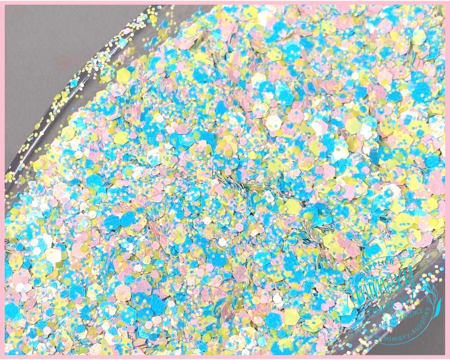 Blue Pastel Macaron, EASTER, Shaped Glitter, Chunky Glitter Mix, Cosmetic Glitter,Nail Art, Resin art,Snow Globe Tumbler, macaron, Matte 012