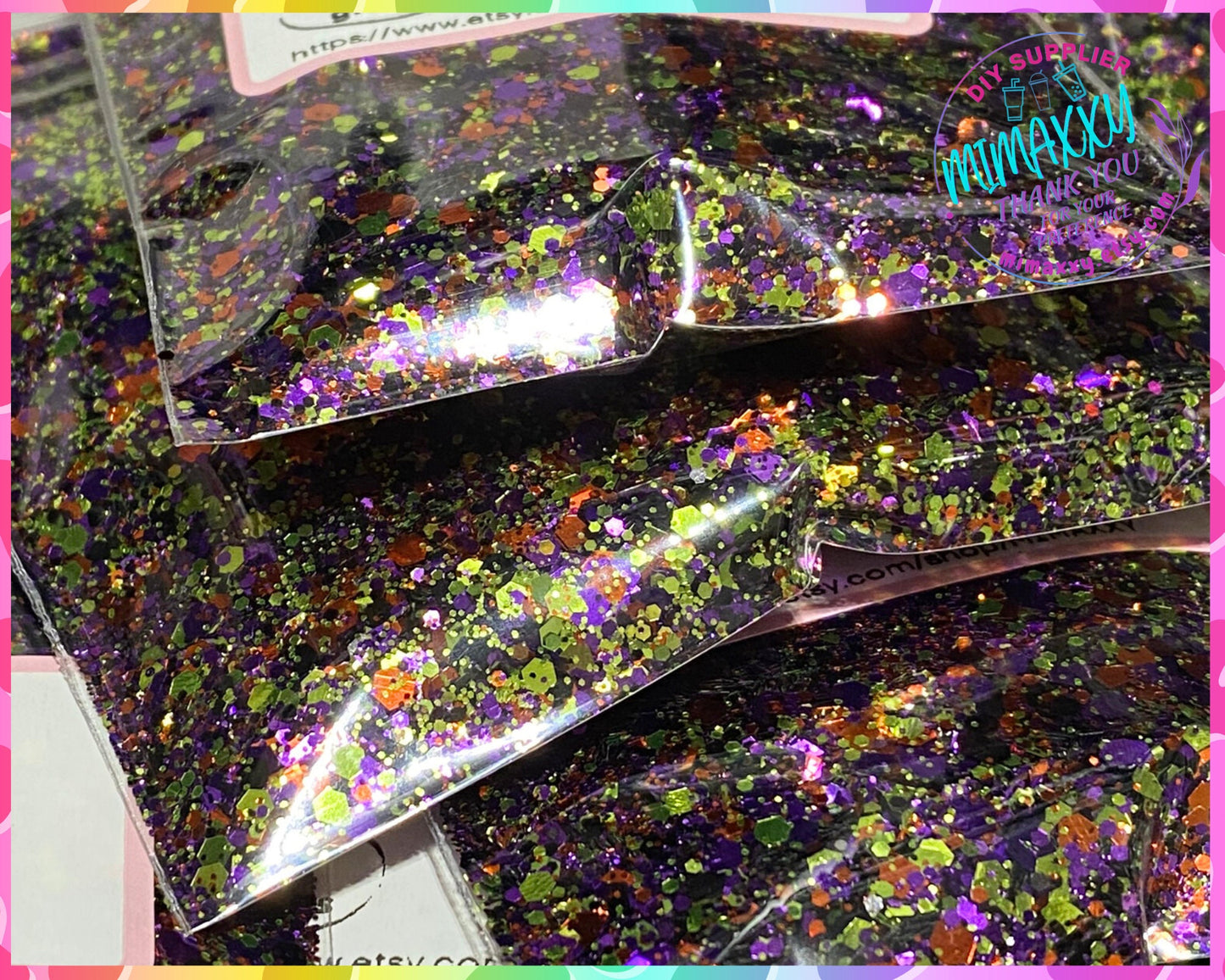 SPELL BOOK, witches brew, Shaped Glitter, Chunky Glitter Mix, Cosmetic Glitter,Nail Art, Resin art,Snow Globe Tumbler,Craft, HALLOWEEN 18