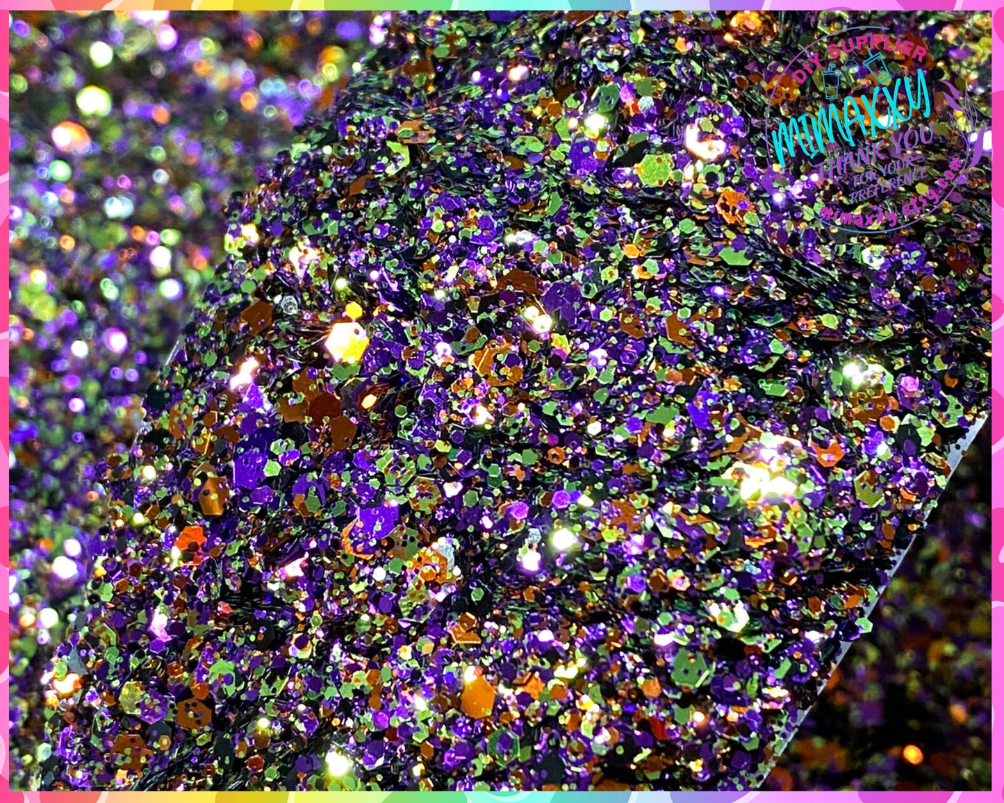 SPELL BOOK, witches brew, Shaped Glitter, Chunky Glitter Mix, Cosmetic Glitter,Nail Art, Resin art,Snow Globe Tumbler,Craft, HALLOWEEN 18