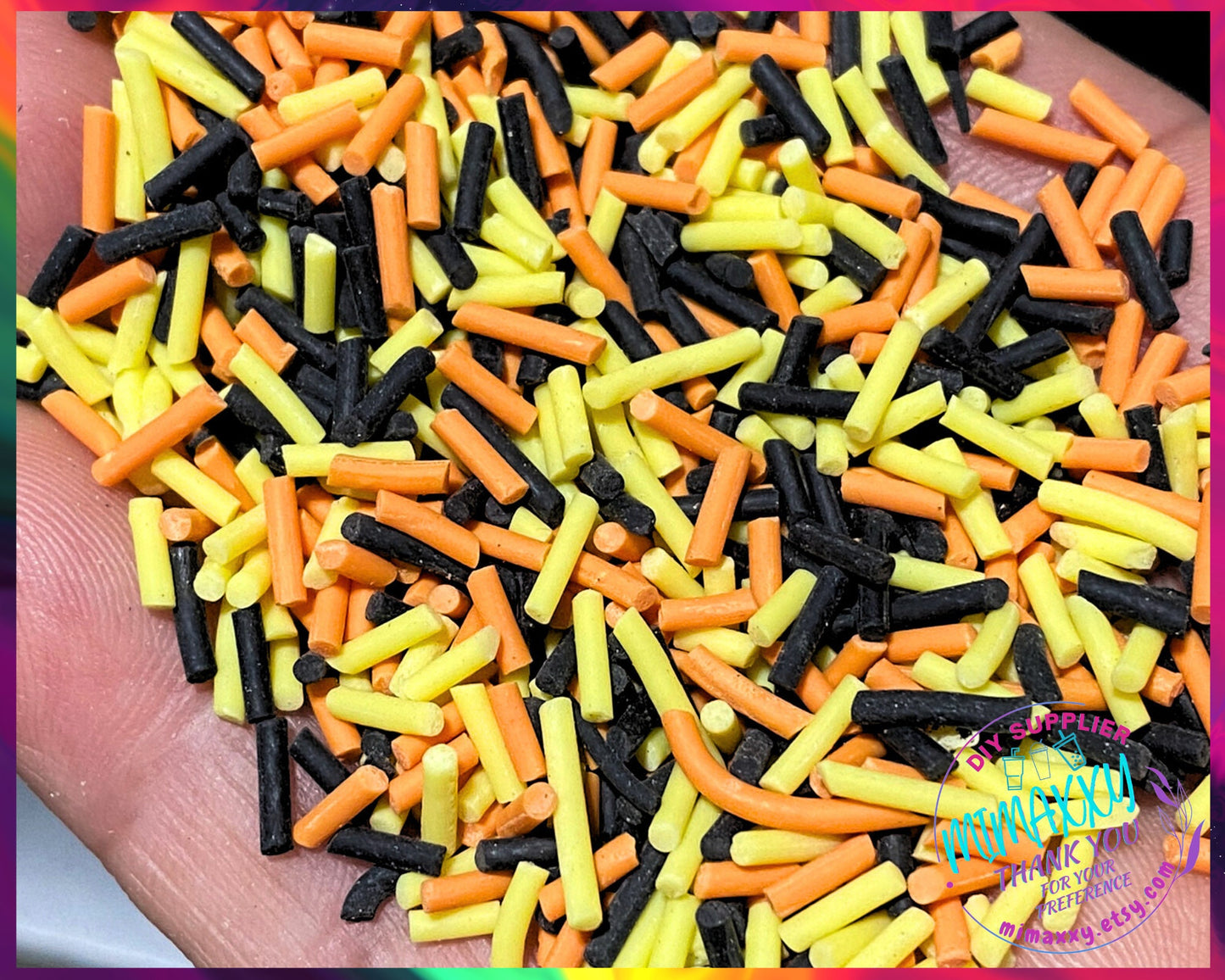 5mm Halloween Sprinkles, pumpkin /Fimo/Slice Perfect for DIY/Fake Food/Slime/Snow Globe Tumblers/Deco Topping /star, bat, HALLOWEEN 052