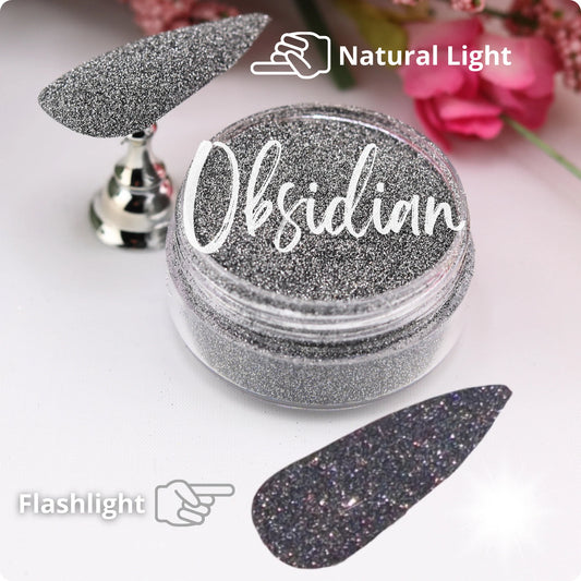 Obsidian Reflective Powder perfect for nails and crafts, 008